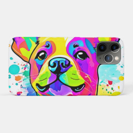 Levendige Franse Bulldog Puppy Art Case-Mate iPhone Case