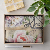 Levendige Franse Collage Decoupage | Parijse Vinta Tissuepapier (Geschenk)