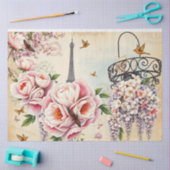 Levendige Franse Collage Decoupage | Parijse Vinta Tissuepapier (Craft)