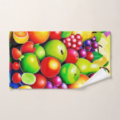 Levendige Fruit Medley Art Bad Handdoek (Handdoek)