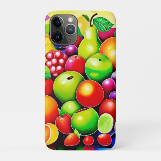 Levendige Fruit Medley Art Case-Mate iPhone Case (Achterkant)