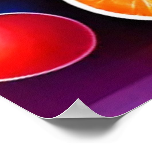 Levendige Fruit Medley Art Poster (Hoek)