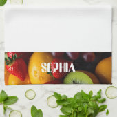 Levendige fruitfotografie theedoek (Gevouwen)