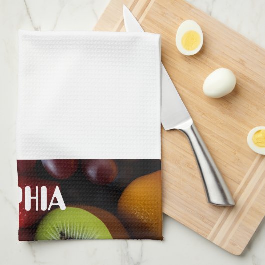 Levendige fruitfotografie theedoek (Quarter Fold)