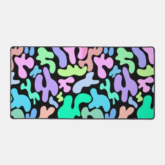 Levendige Fusion Abstracte bureaumat (Voorkant)