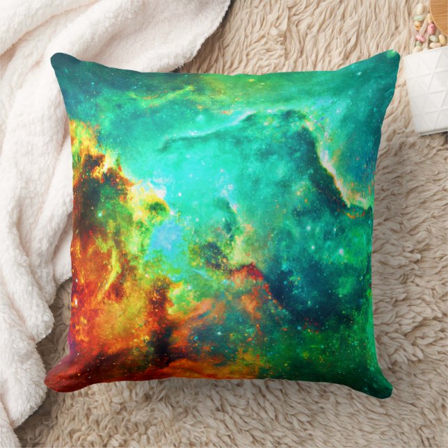 Levendige Galaxy Canvas Art Kussen (Deken)