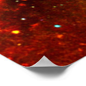Levendige Galaxy Canvas Art Poster (Hoek)