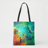 Levendige Galaxy Canvas Art Tote Bag (Voorkant)