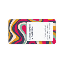 Levendige gedurfde Abstracte bruiloft