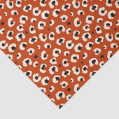 Levendige gedurfde rode luipaard stijlvolle dieren tissuepapier (Detail)