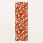 Levendige gedurfde rode luipaardprint yogamat (Voorkant)