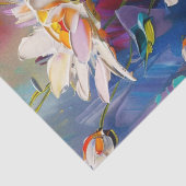 Levendige gekleurde Daisy Flowers Decoupage Tissuepapier (Detail)