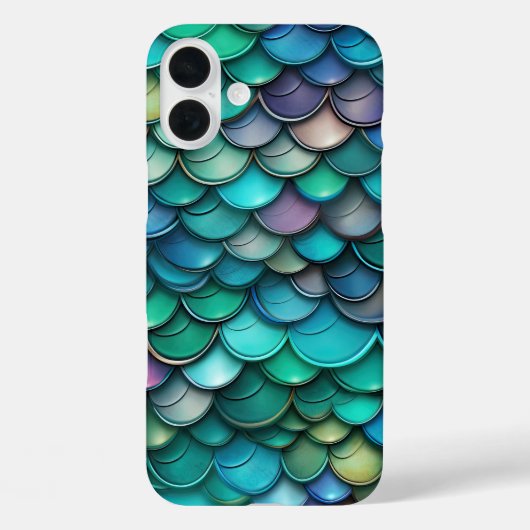 Levendige gekleurde visschubben Case-Mate iPhone case (Achterkant)