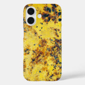 Levendige Gele Abstracte Textuur Case-Mate iPhone Case (Achterkant)