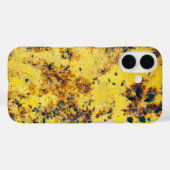 Levendige Gele Abstracte Textuur Case-Mate iPhone Case (Achterkant (horizontaal))