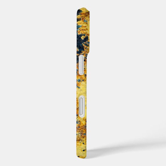 Levendige Gele Abstracte Textuur Case-Mate iPhone Case (Achterkant / Rechts)