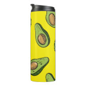 Levendige Gele Fruit Illustratie - Geïsoleerd Thermosbeker (Geroteerd rechts)