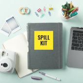 Levendige gele  morserijkit container sticker (iPad Cover)
