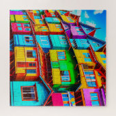 levendige gemeenschap legpuzzel (Horizontaal)