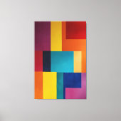 Levendige Geometrie Canvas Afdruk (Voorkant)