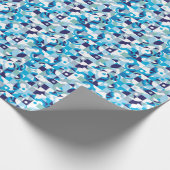 Levendige geometrie: modern naadloos cadeaupapier (Hoek)