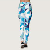 Levendige geometrie: modern naadloos leggings (Achterkant)