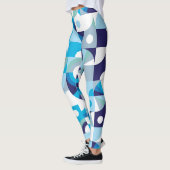 Levendige geometrie: modern naadloos leggings (Links)