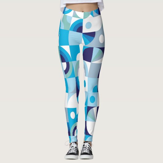 Levendige geometrie: modern naadloos leggings (Voorkant)