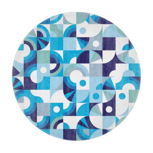 Levendige geometrie: modern naadloos snijplank (Voorkant)