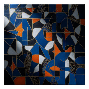 Levendige Geometrie Perfect Poster