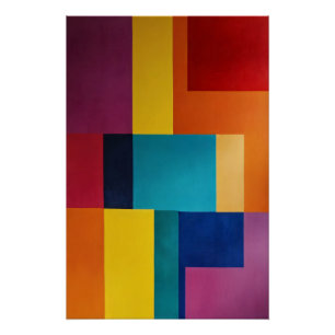 Levendige Geometrie Perfect Poster