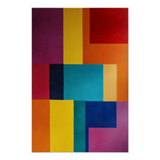 Levendige Geometrie Perfect Poster (Voorkant)