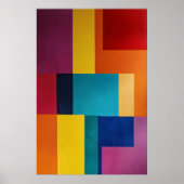 Levendige Geometrie Poster (Voorkant)