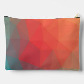 Levendige Geometrische Abstracte Aangepaste Initia Etui (Achterkant)
