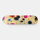 Levendige geometrische Abstracte kunst in hedendaa Persoonlijk Skateboard (Horizontaal)