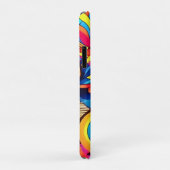Levendige geometrische Abstracte patronen Case-Mate iPhone Case (Achterkant/rechts)
