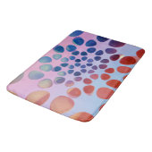 Levendige geometrische badmat - vet en artistiek (Gekanteld)