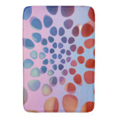 Levendige geometrische badmat - vet en artistiek (Voorkant Verticaal)