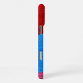 Levendige Geometrische Brick Wall Telefoonhoes iPhone Hoesje (Rechterkant)