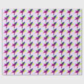 Levendige geometrische burst cadeaupapier (Vlak)