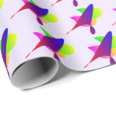 Levendige geometrische burst cadeaupapier (Rol Hoek)