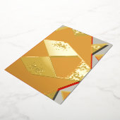 Levendige geometrische burst folie uitnodiging (Gedraaid)