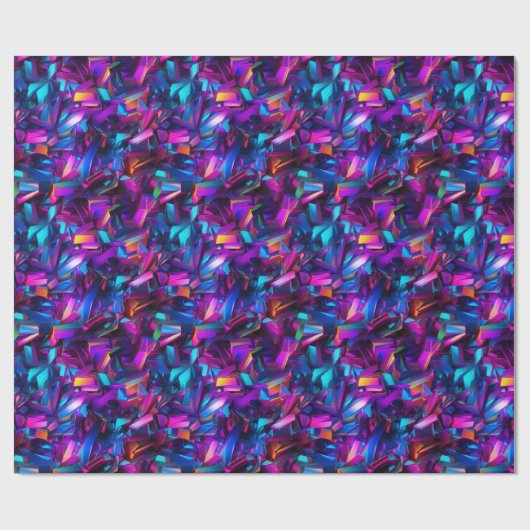 Levendige geometrische dans cadeaupapier (Vlak)