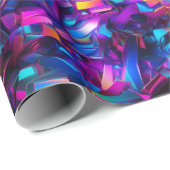 Levendige geometrische dans cadeaupapier (Rol Hoek)