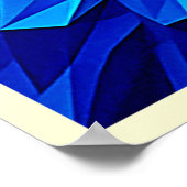 Levendige Geometrische Energie Vortex Kunst Poster (Hoek)