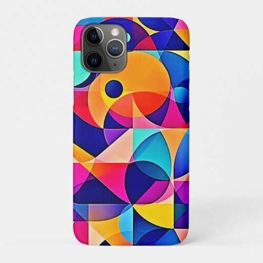 Levendige geometrische harmonie Case-Mate iPhone case (Achterkant)