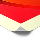 Levendige geometrische harmonie poster (Hoek)