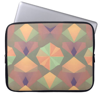 Levendige geometrische laptophoes 15" - Artistieke Laptop Sleeve