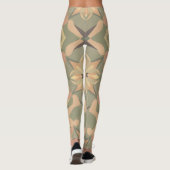 Levendige geometrische Leggings (Achterkant)