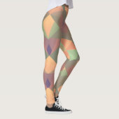 Levendige geometrische Leggings - Artistic Seamles (Rechts)